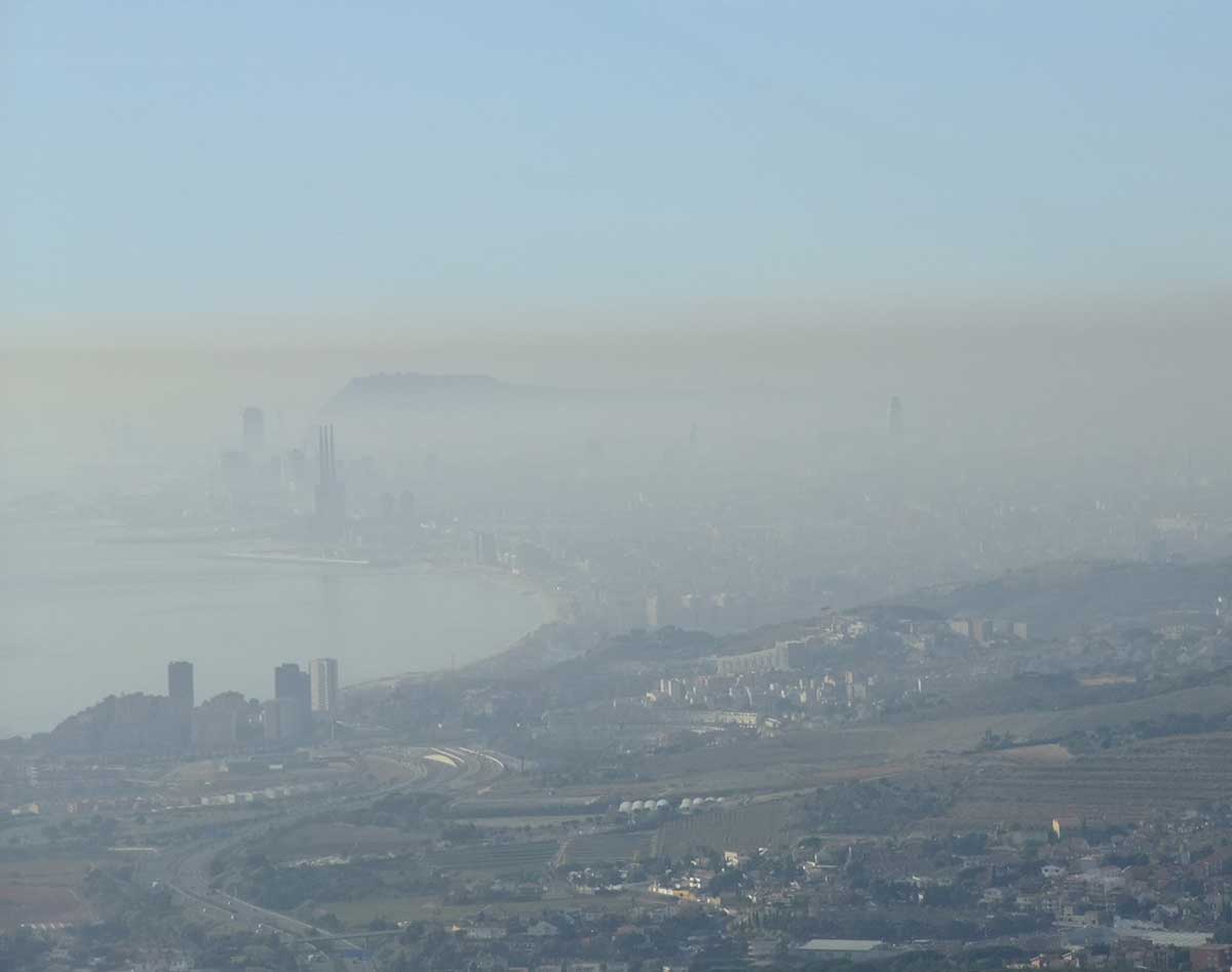 Contaminación del aire. Barcelona