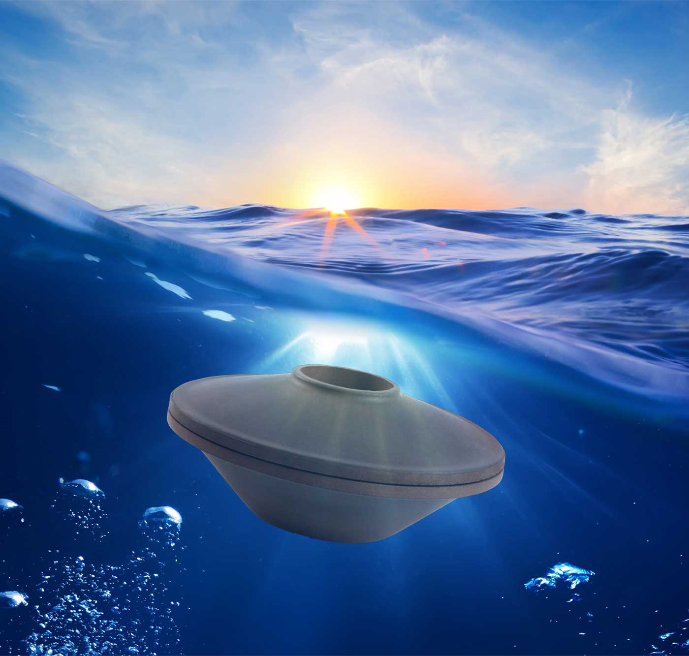 Urna koffie biosoluble en el mar