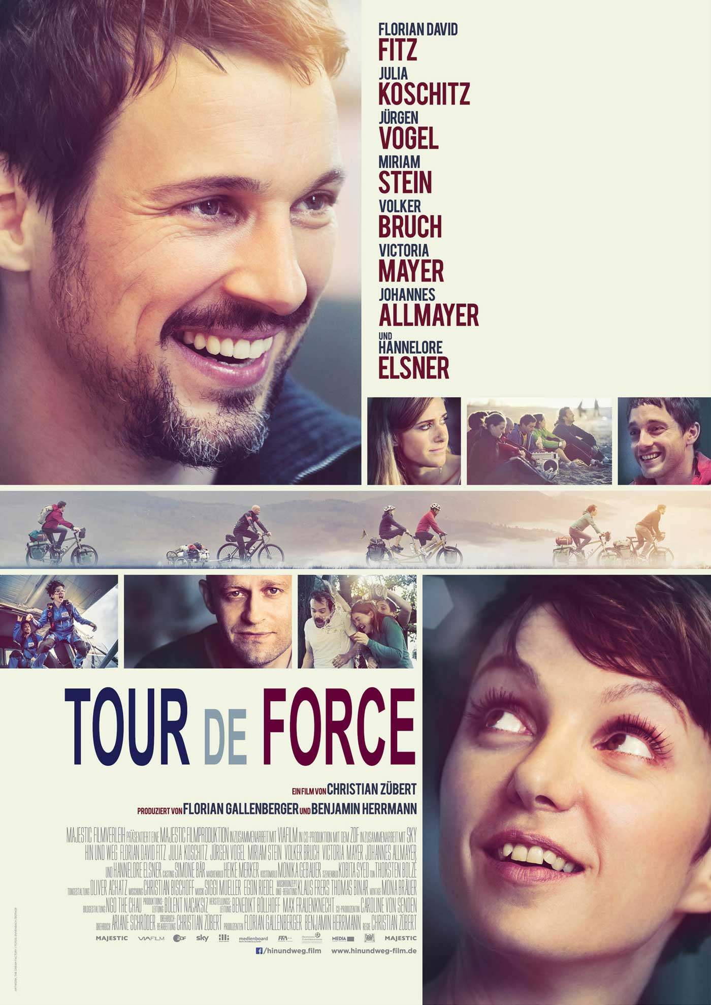 Cartel de Tour de force - Hin und weg (2014) film de Christian Zübert