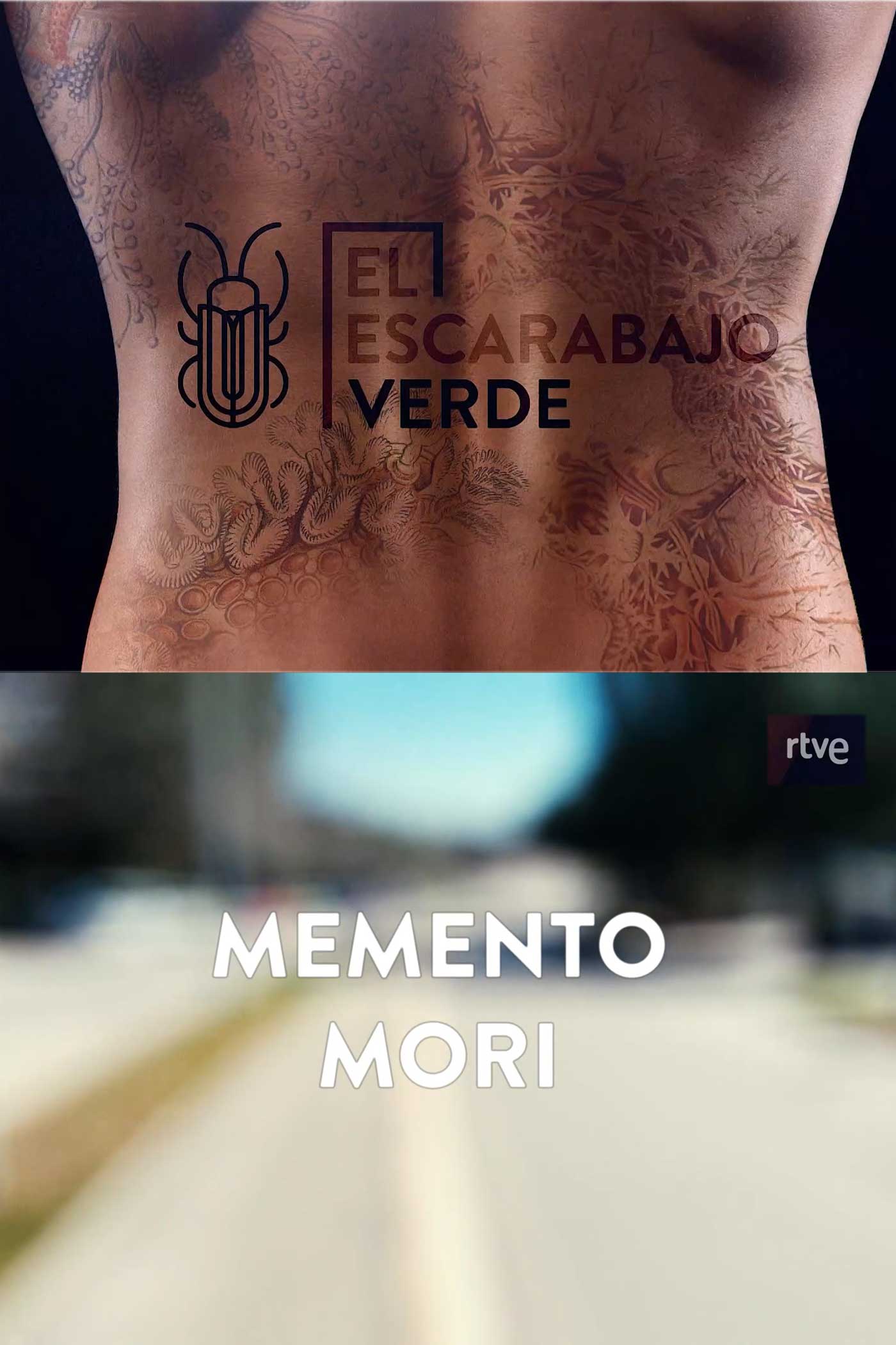 Cartel Memento Mori - El Escarabajo Verde Cartel Memento Mori - El Escarabajo Verde