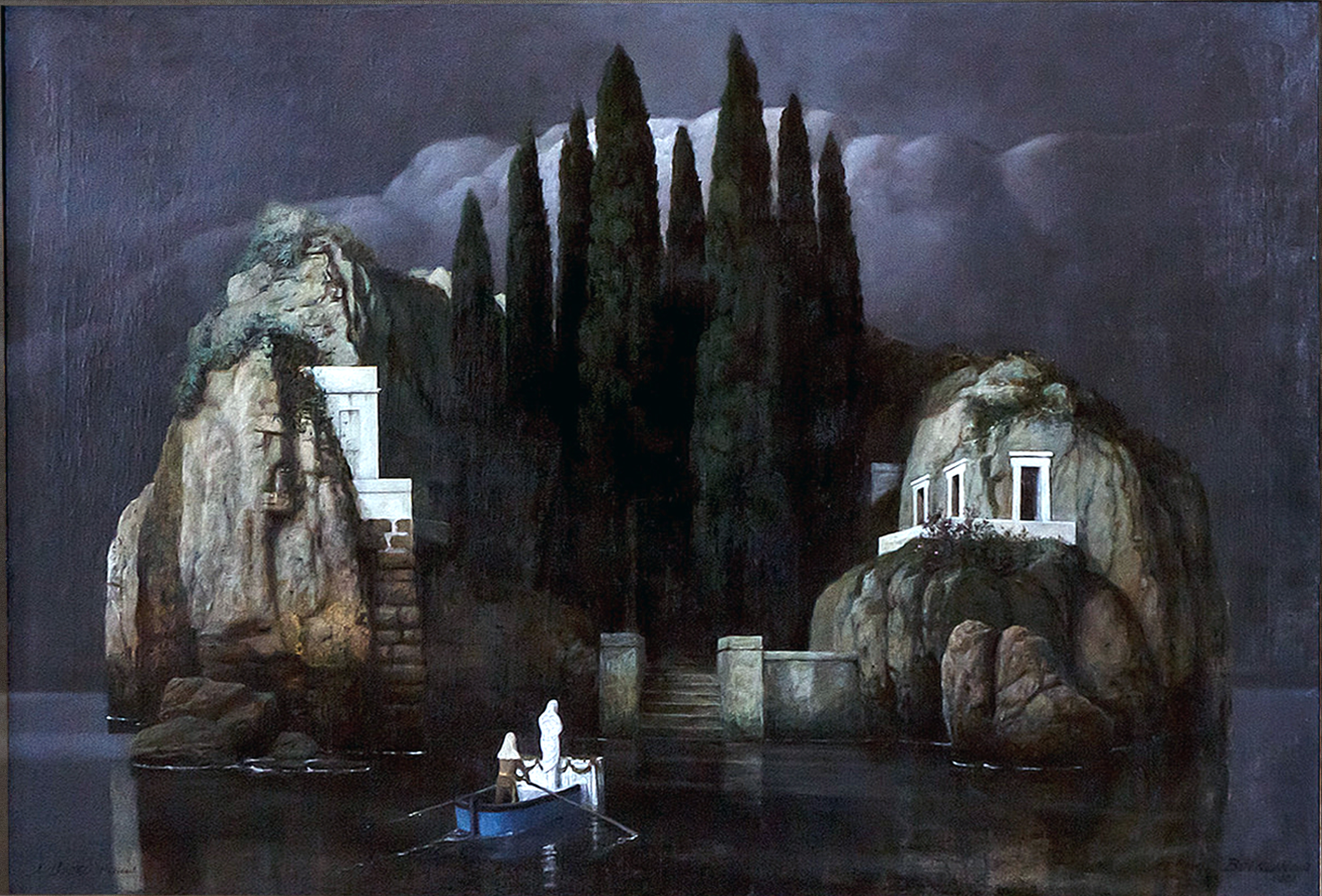 Isle of the Dead (Hermitage Version) de Arnold Böcklin