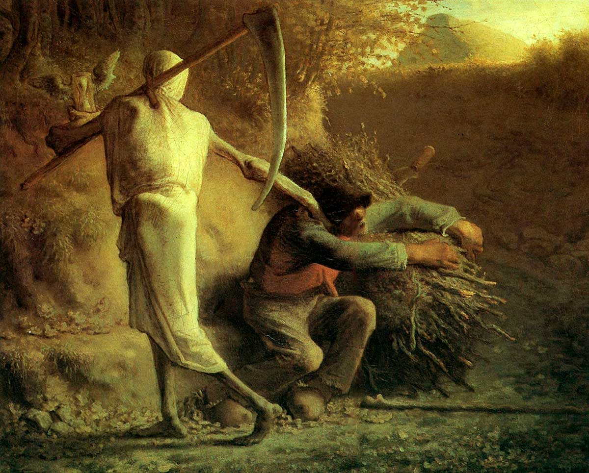 La Mort et le Bucheron (1859)  de Jean-François Millet