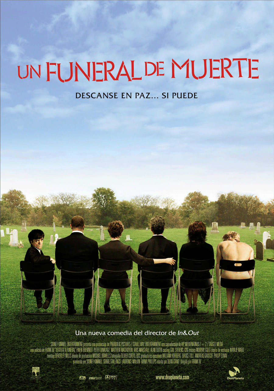 cartel Un funeral de muerte