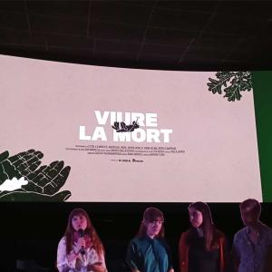 Presentación del documental Viure la Mort de Papaia Produccions-La Directa en els Cinemes Girona de Barcelona (abril 2024)