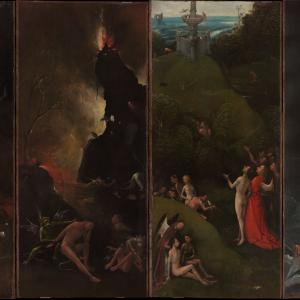 Visiones del Más Allá de Hieronymus Bosch realizada entre 1505 y 1515.