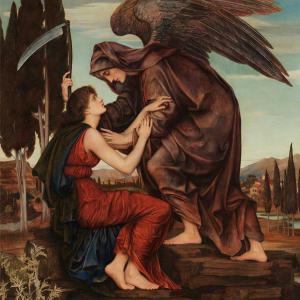 Evelyn De Morgan (1880), The Angel of Death