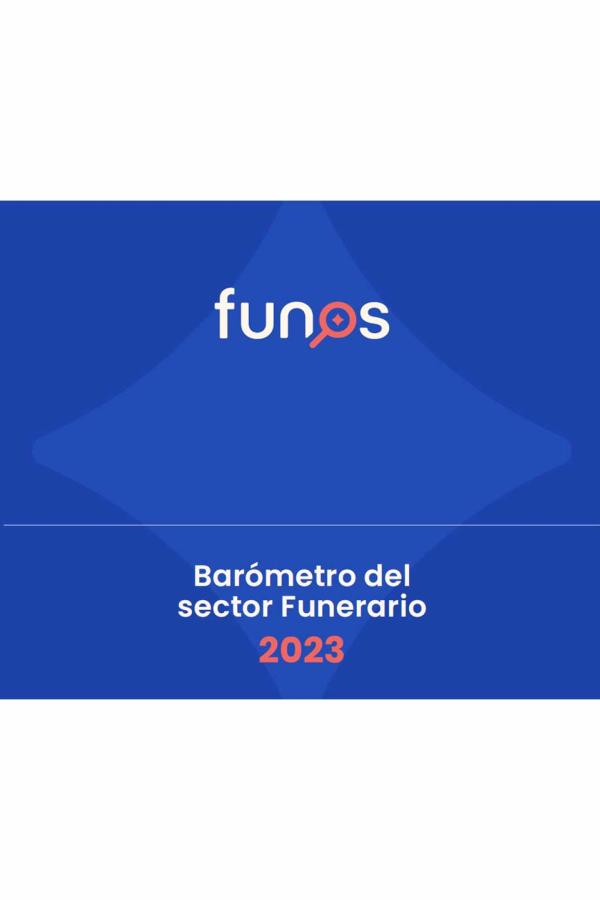 Portada del Barómetro del sector funerario 2023 de Funos