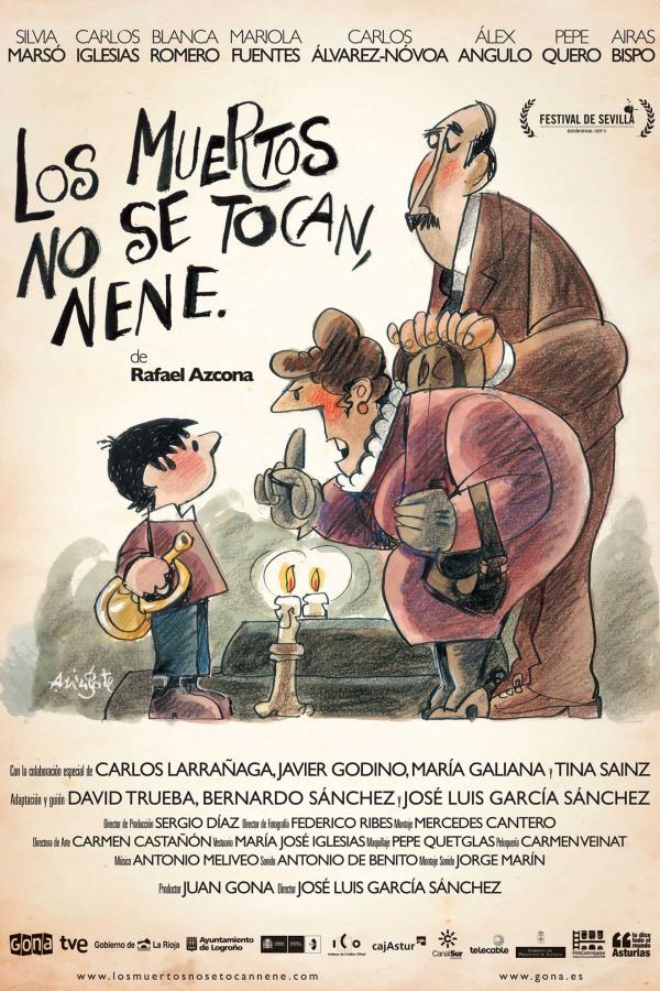 Cartel de la película Los muertos no se tocan, nene (2011) de José Luis García Sánchez