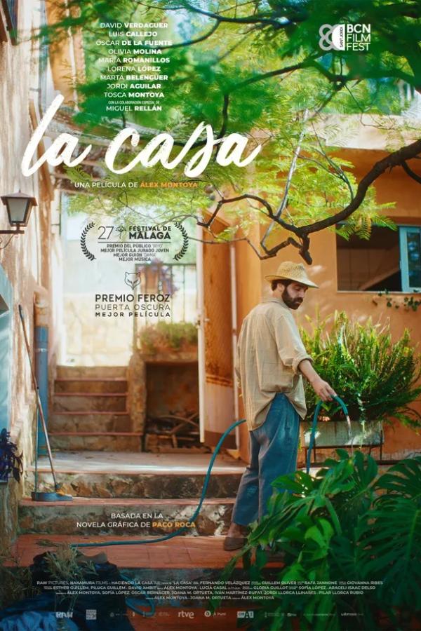 Cartel de La Casa, film de Alex Montoya (2024) basado en libro homónimo de Paco Roca