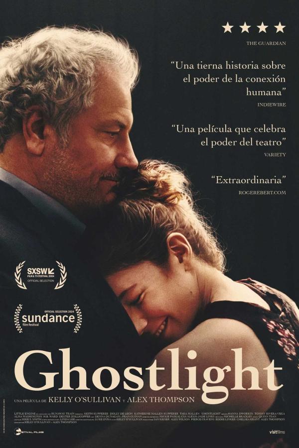 Cartel del film Ghostlight (2024) de Alex Thompson, y Kelly O'Sullivan